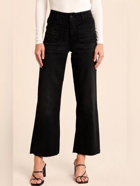 OAT New York High-Rise Wide Leg Black Jeans / Wide Leg Denim / Nordstrom